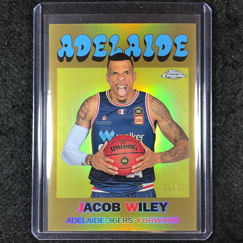 2023-24 Topps Chrome NBL JACOB WILEY 1971 Topps Gold 35/50 #2