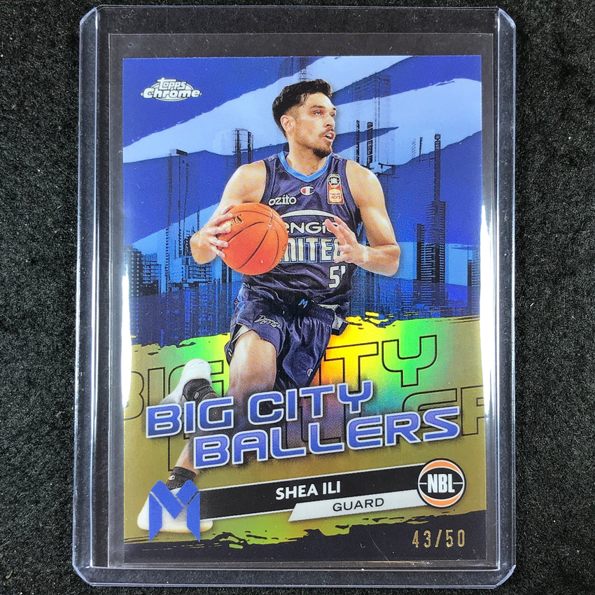 2023-24 Topps Chrome NBL SHEA ILI Big City Ballers Gold 43/50 #11