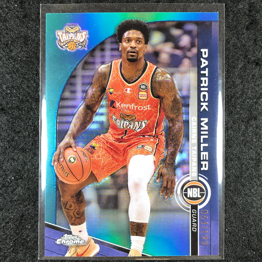 2023-24 Topps Chrome NBL PATRICK MILLER Base Aqua 61/199 #26
