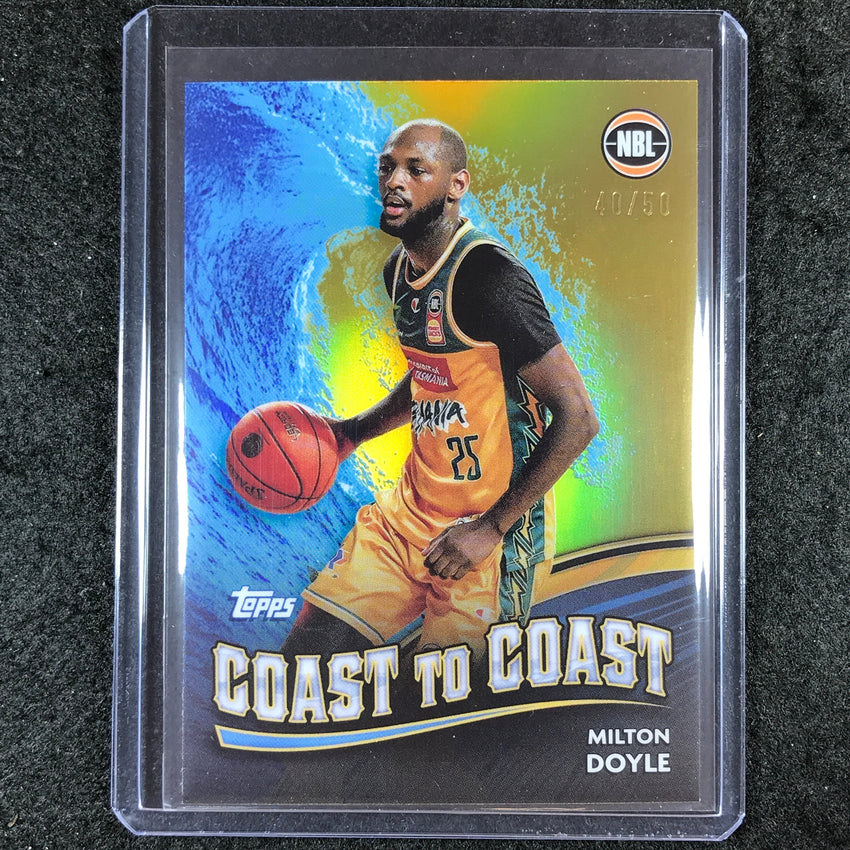 2023-24 Topps Chrome NBL MILTON DOYLE Coast to Coast Gold 40/50 #29