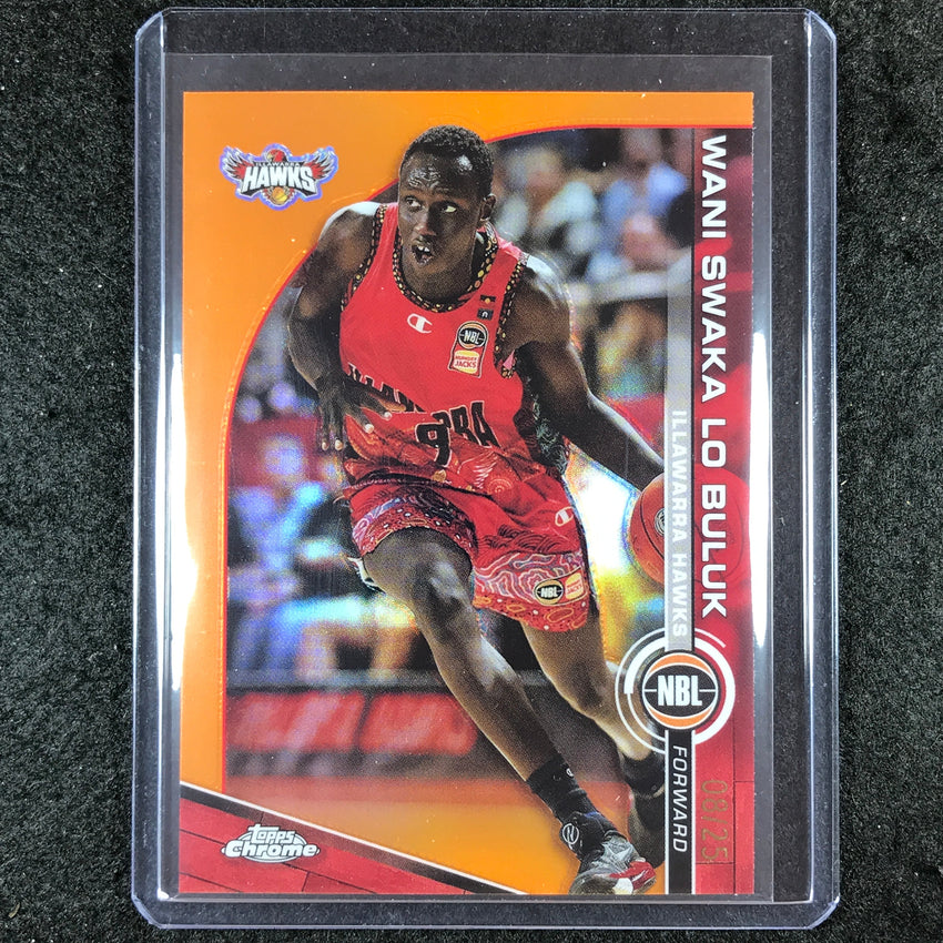 2023-24 Topps Chrome NBL WANI SWAKA LO BULUK Base Orange 8/25 #39