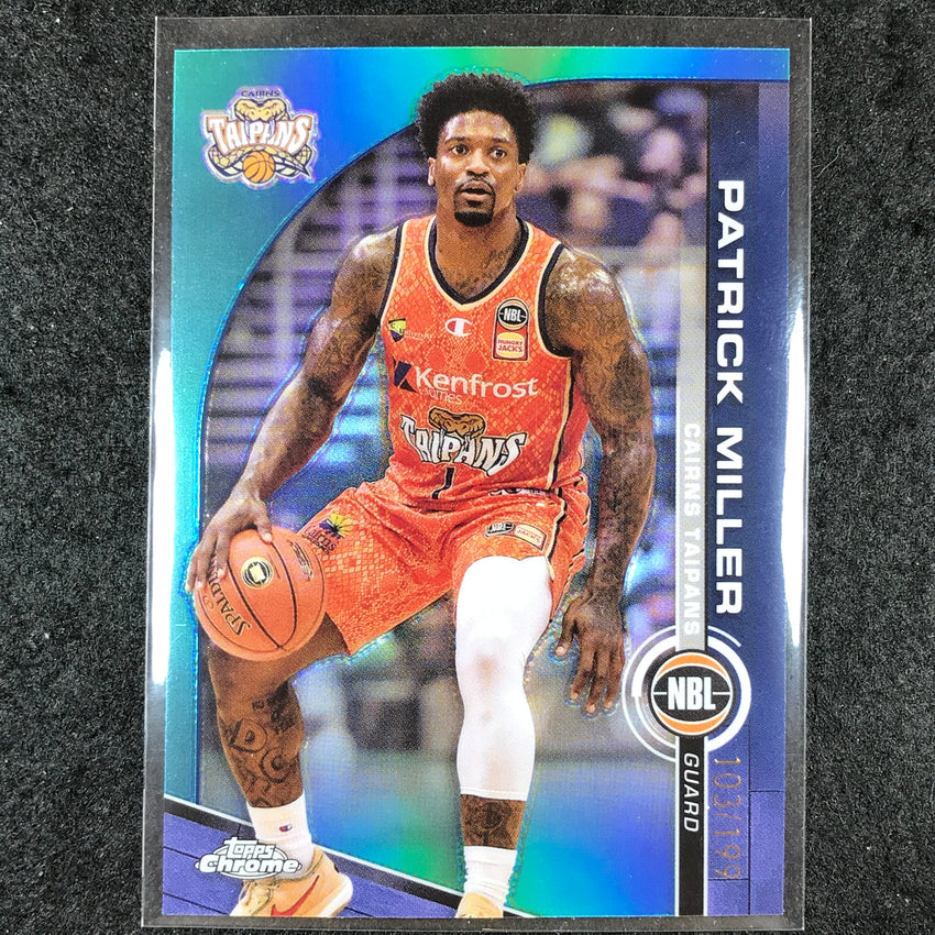 2023-24 Topps Chrome NBL PATRICK MILLER Base Aqua 103/199 #26