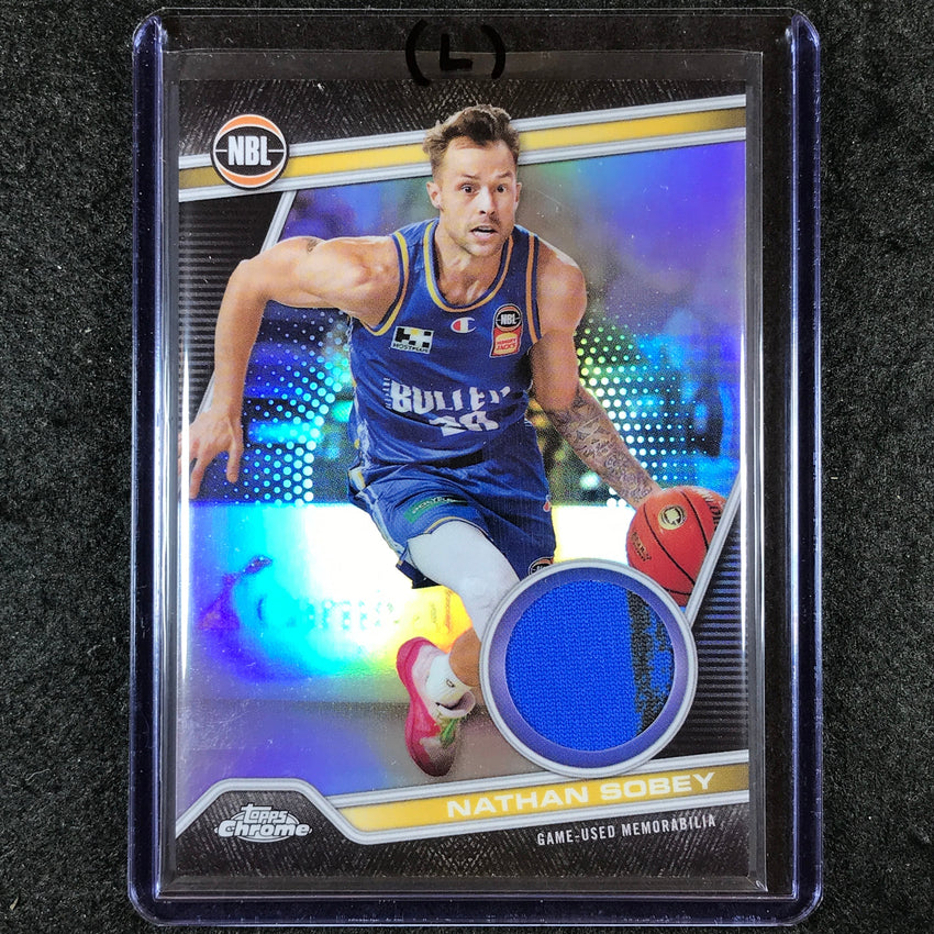 2023-24 Topps Chrome NBL NATHAN SOBEY NBL Relics Jersey #4 (L)