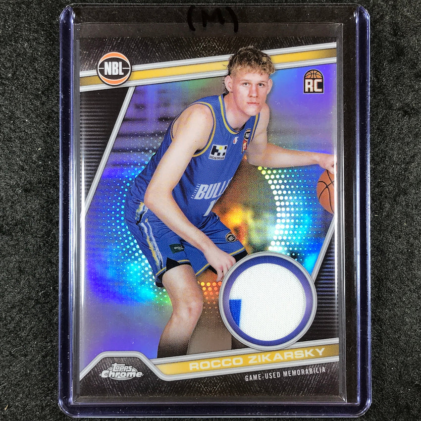 2023-24 Topps Chrome NBL ROCCO ZIKARSKY NBL Relics Rookie Jersey #5 (M)