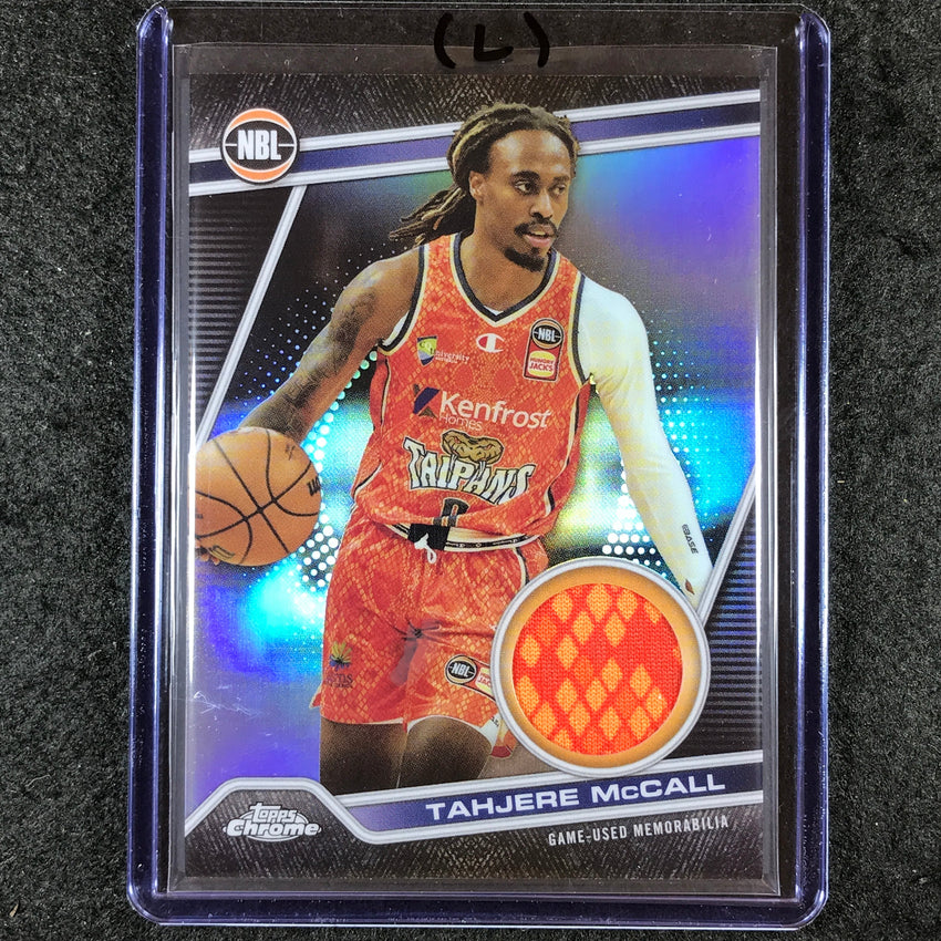 2023-24 Topps Chrome NBL TAHJERE MCCALL NBL Relics Jersey #8 (L)