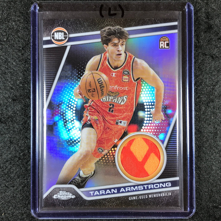 2023-24 Topps Chrome NBL TARAN ARMSTRONG NBL Relics Rookie Jersey #10 (L)