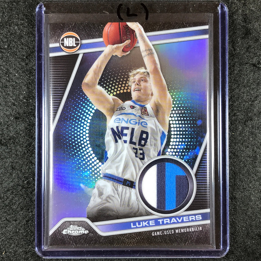 2023-24 Topps Chrome NBL LUKE TRAVERS NBL Relics Jersey #13 (L)