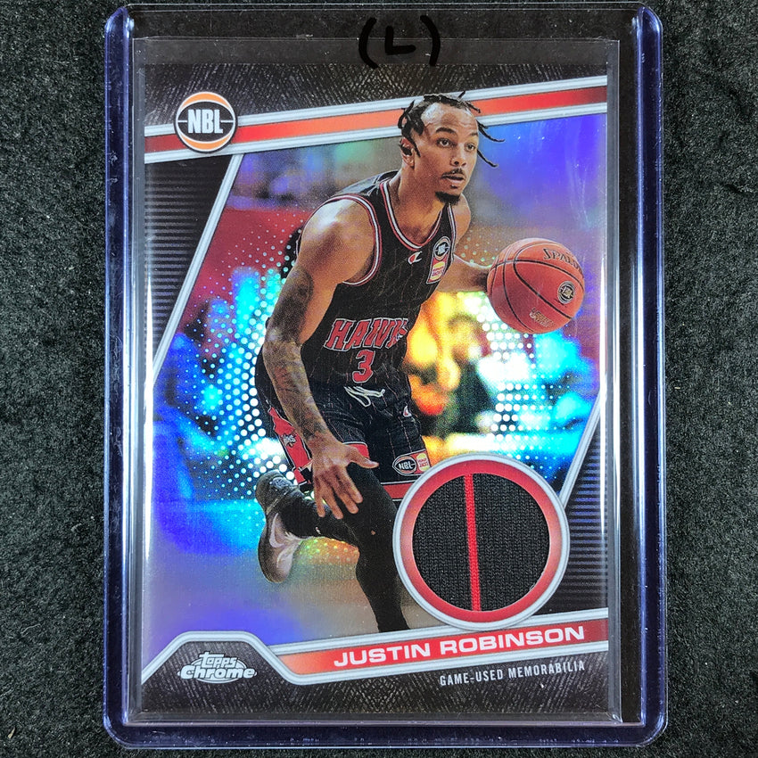 2023-24 Topps Chrome NBL JUSTIN ROBINSON NBL Relics Jersey #16 (L)