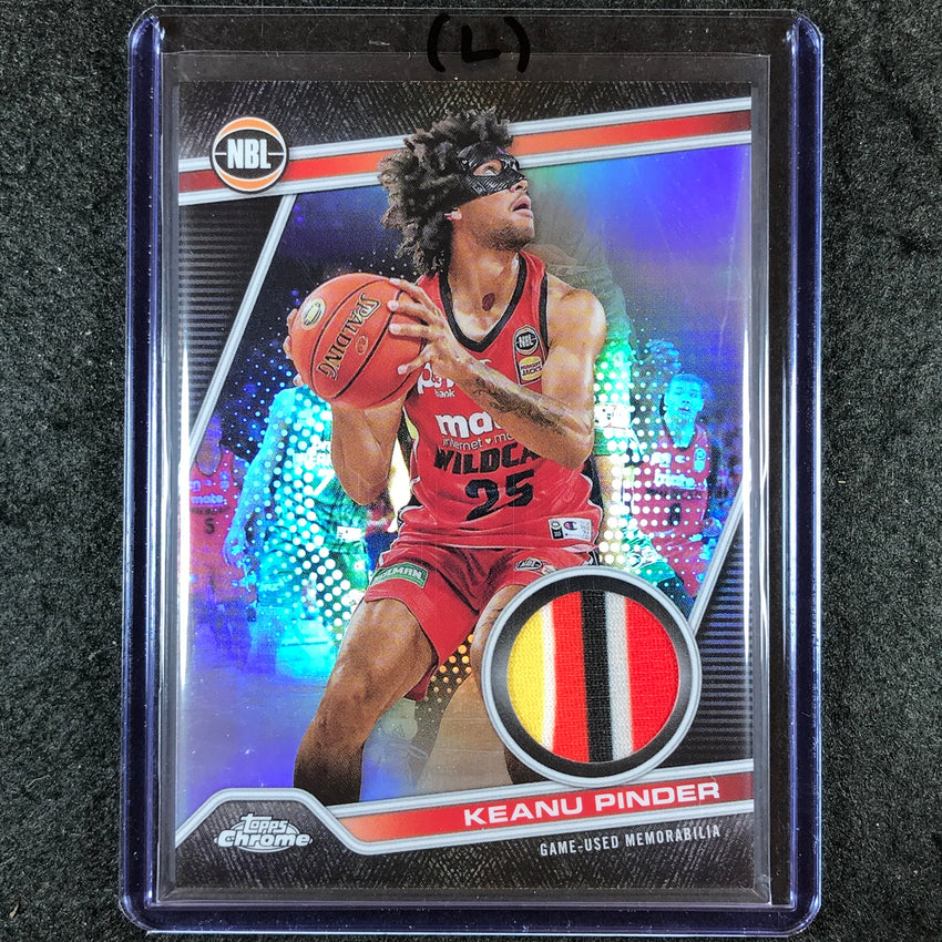 2023-24 Topps Chrome NBL KEANU PINDER NBL Relics Jersey #20 (L)
