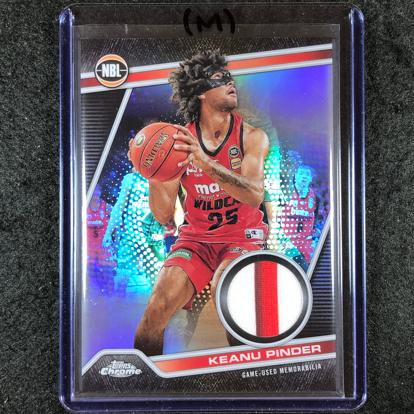 2023-24 Topps Chrome NBL KEANU PINDER NBL Relics Jersey #20 (M)