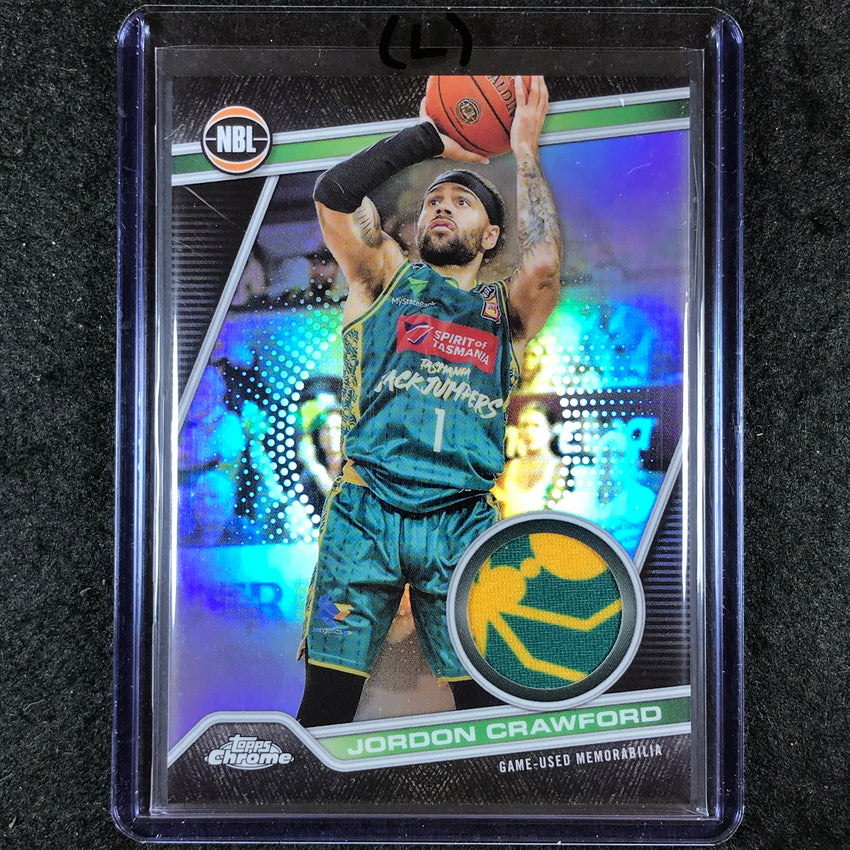 2023-24 Topps Chrome NBL JORDON CRAWFORD NBL Relics Jersey #34 (L)