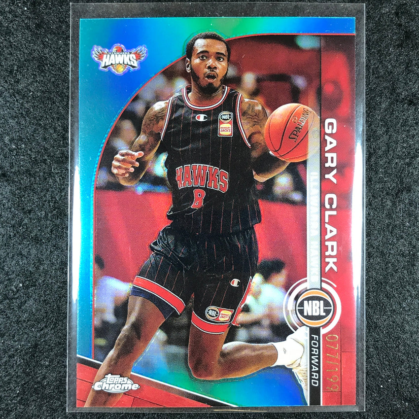 2023-24 Topps Chrome NBL GARY CLARK Base Aqua 77/199 #33