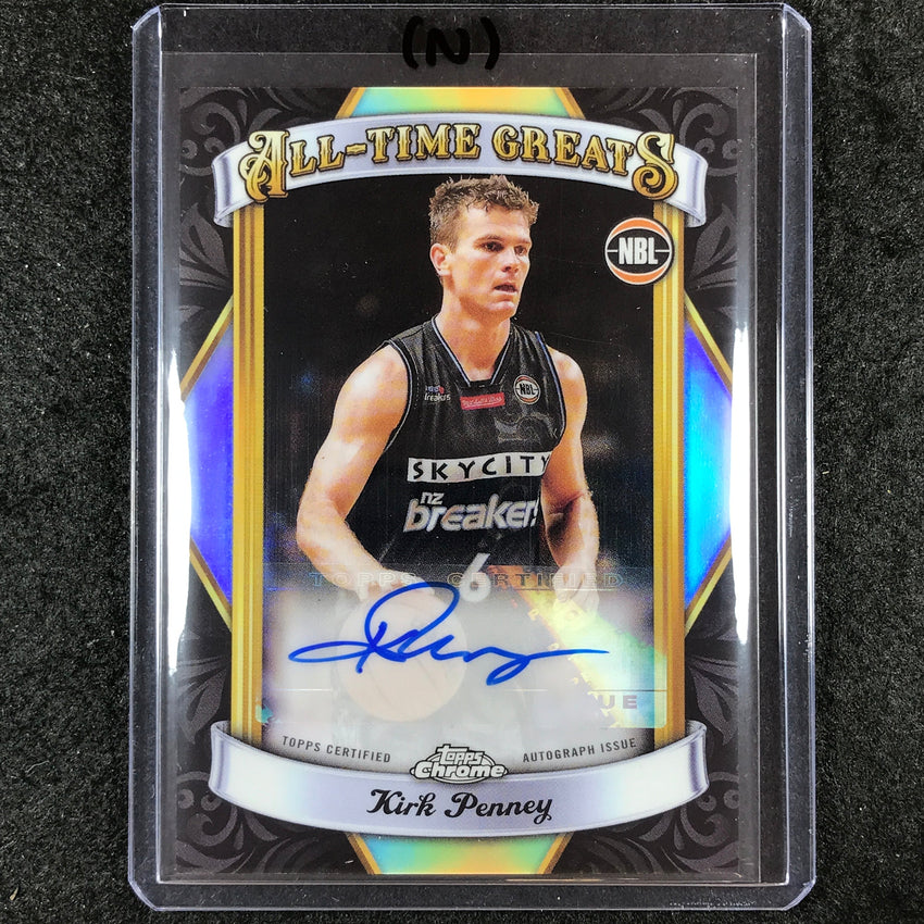 2023-24 Topps Chrome NBL KIRK PENNEY All-Time Greats Auto #KP (N)