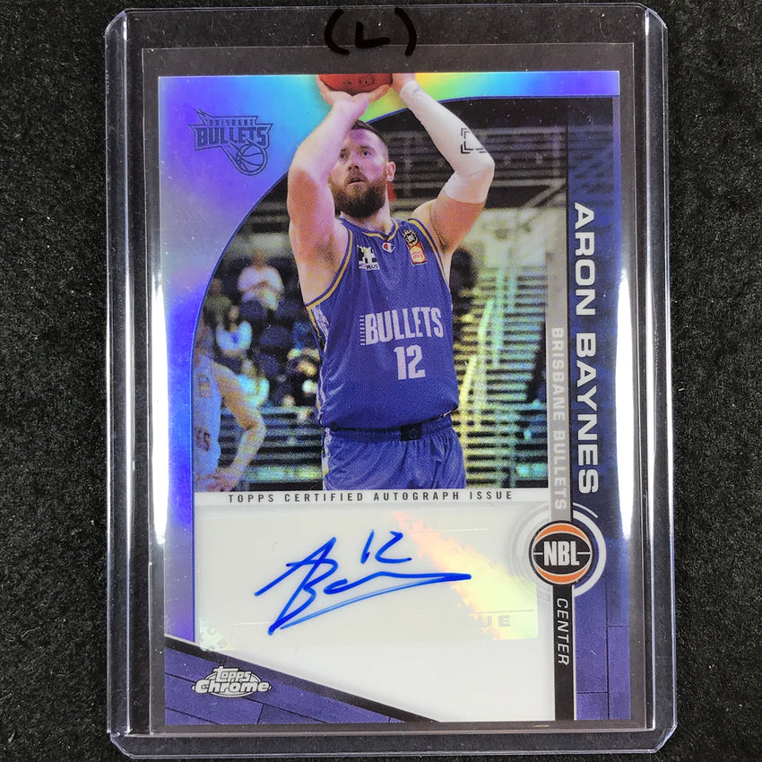 2023-24 Topps Chrome NBL ARON BAYNES NBL Auto #AB (L)