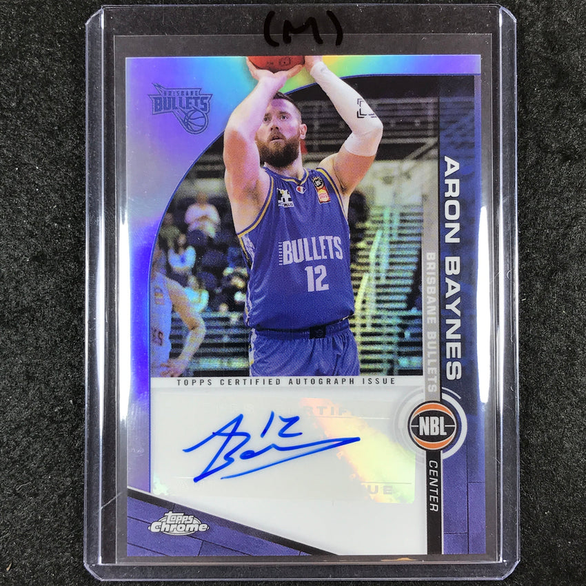 2023-24 Topps Chrome NBL ARON BAYNES NBL Auto #AB (M)