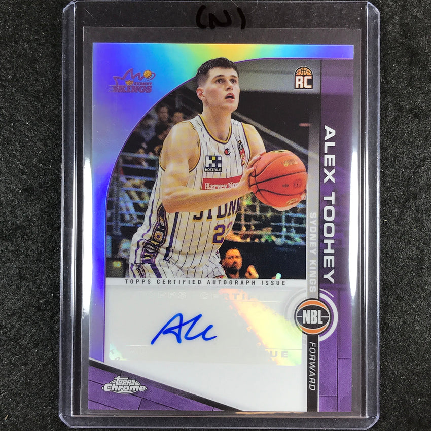 2023-24 Topps Chrome NBL ALEX TOOHEY NBL Rookie Auto #AT (N)
