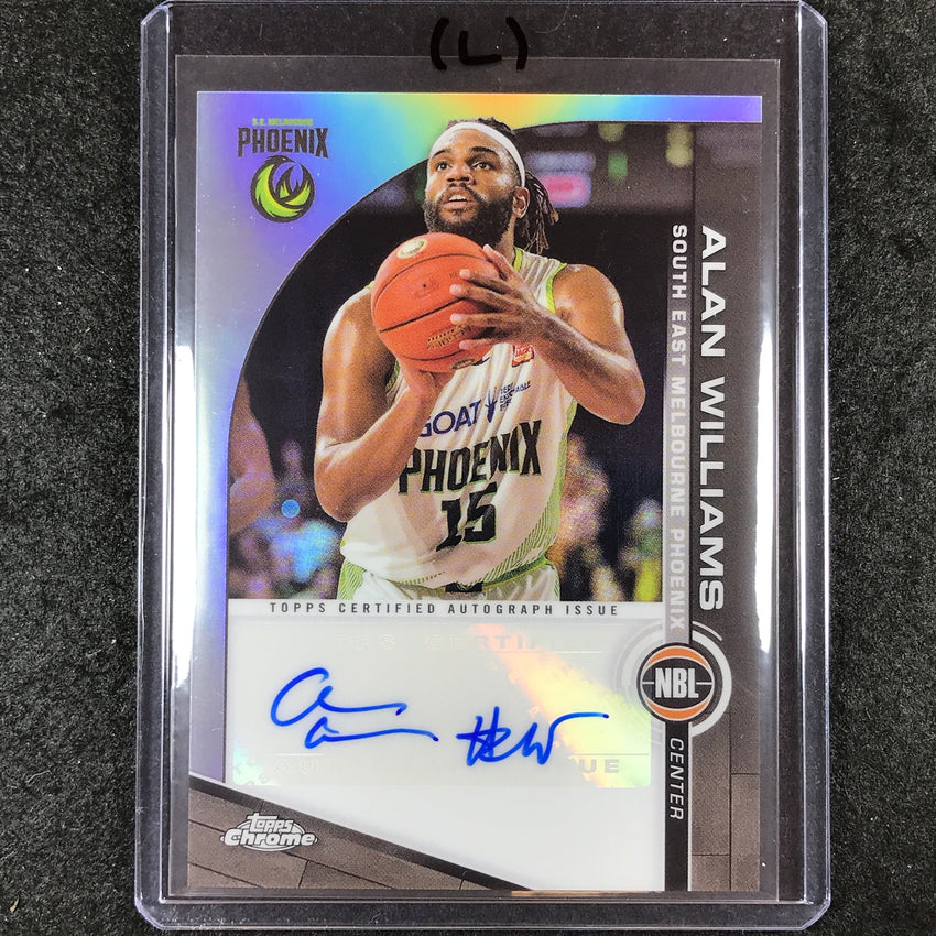2023-24 Topps Chrome NBL ALAN WILLIAMS NBL Auto #AW (L)
