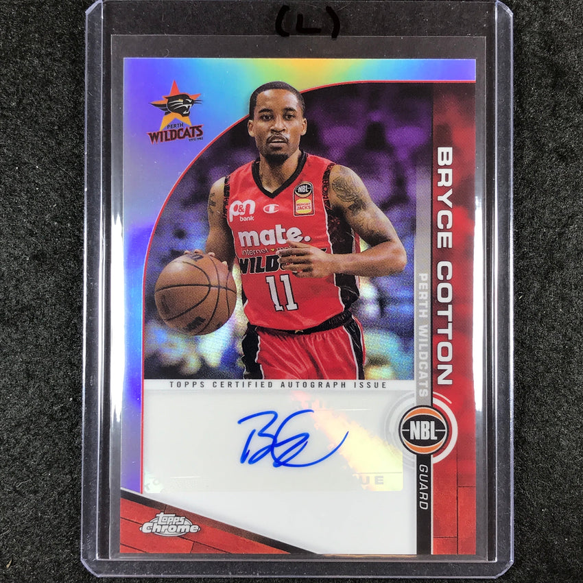 2023-24 Topps Chrome NBL BRYCE COTTON NBL Auto #BC (L)