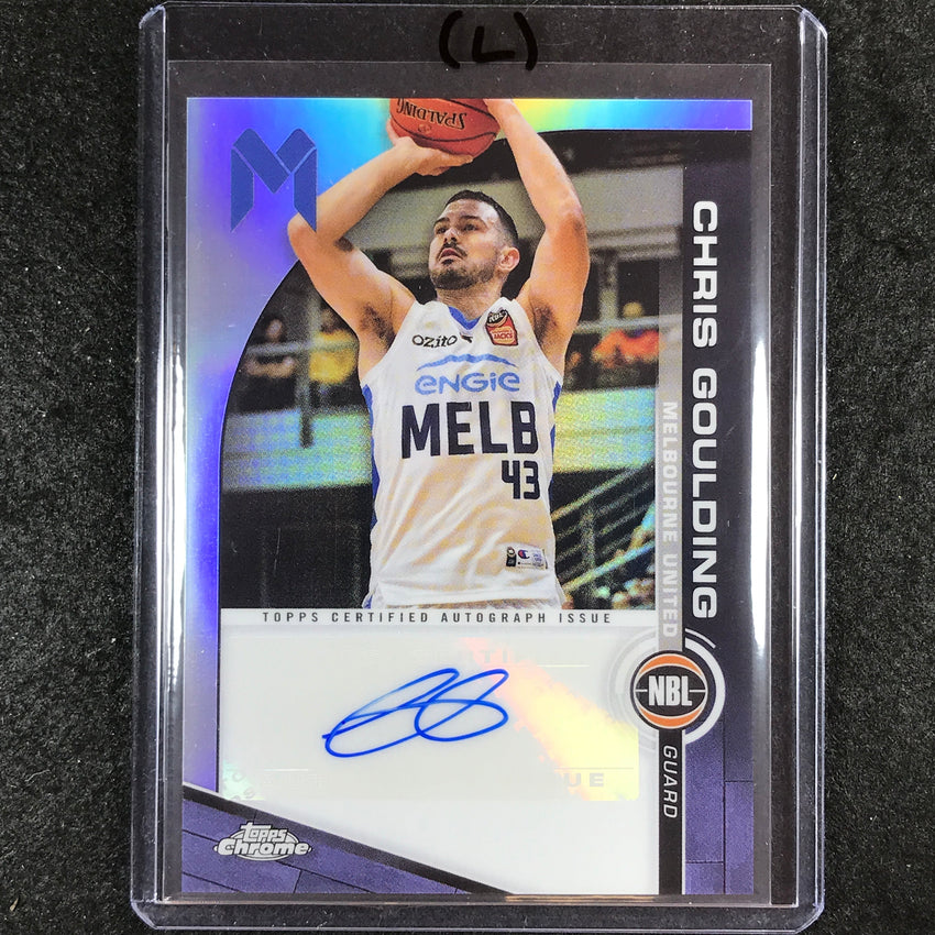 2023-24 Topps Chrome NBL CHRIS GOULDING NBL Auto #CG (L)