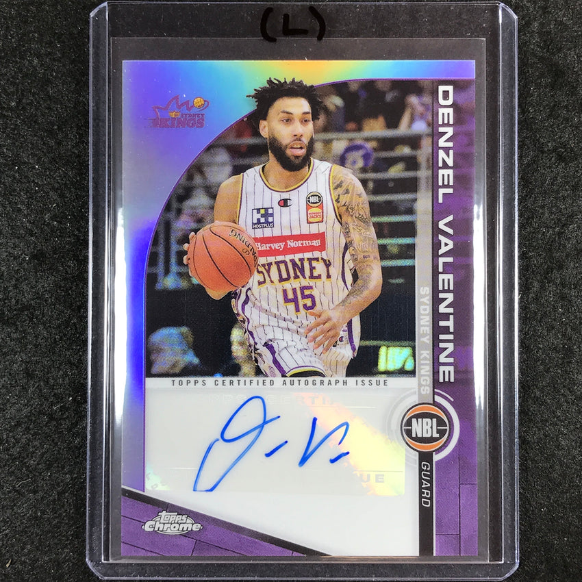 2023-24 Topps Chrome NBL DENZEL VALENTINE NBL Auto #DZ (L)