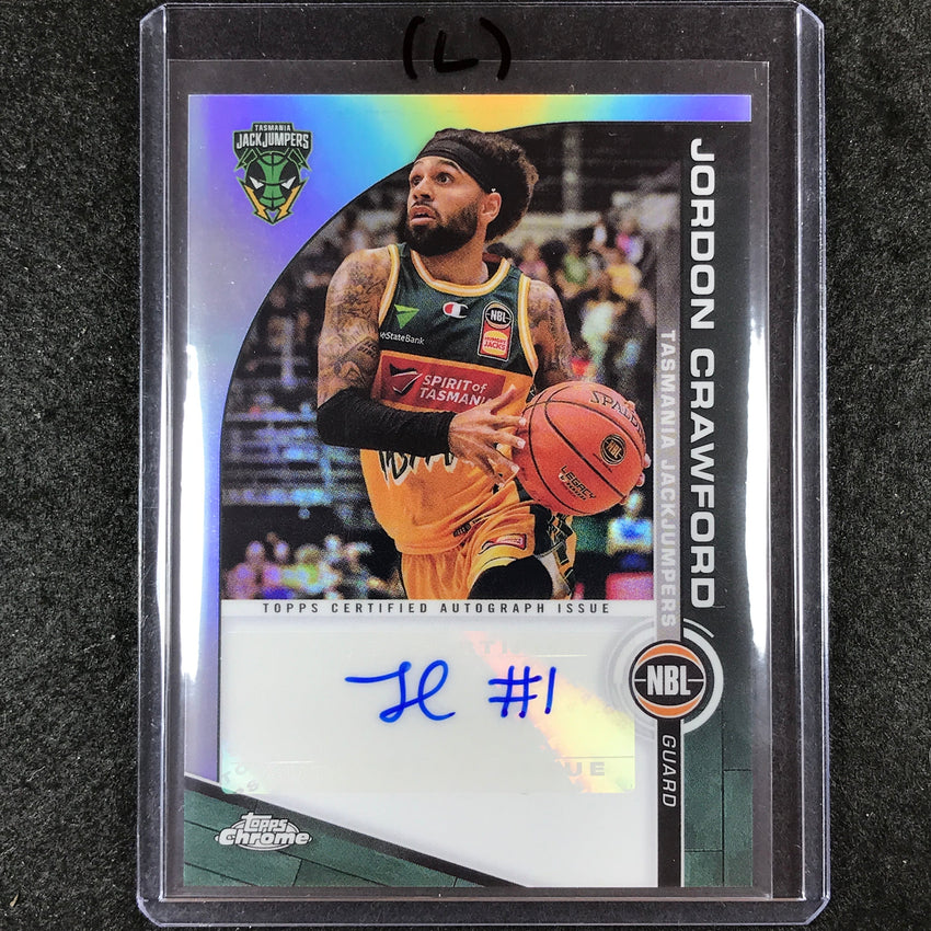 2023-24 Topps Chrome NBL JORDON CRAWFORD NBL Auto #JC (L)