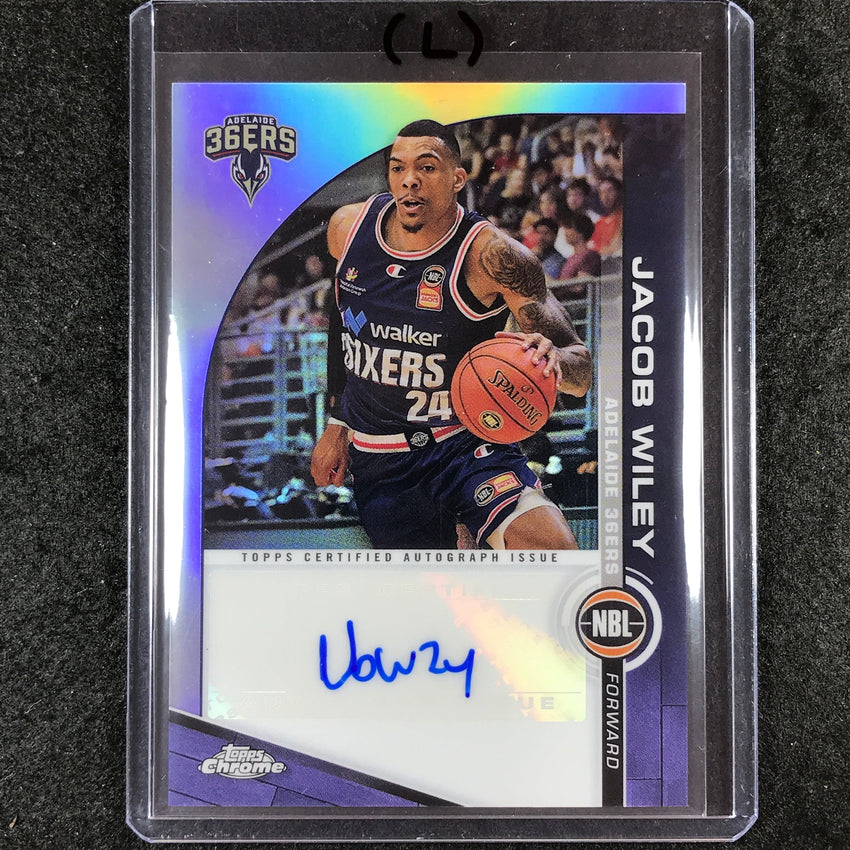 2023-24 Topps Chrome NBL JACOB WILEY NBL Auto #JWI (L)