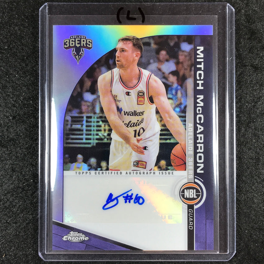 2023-24 Topps Chrome NBL MITCH MCCARRON NBL Auto #MM (L)