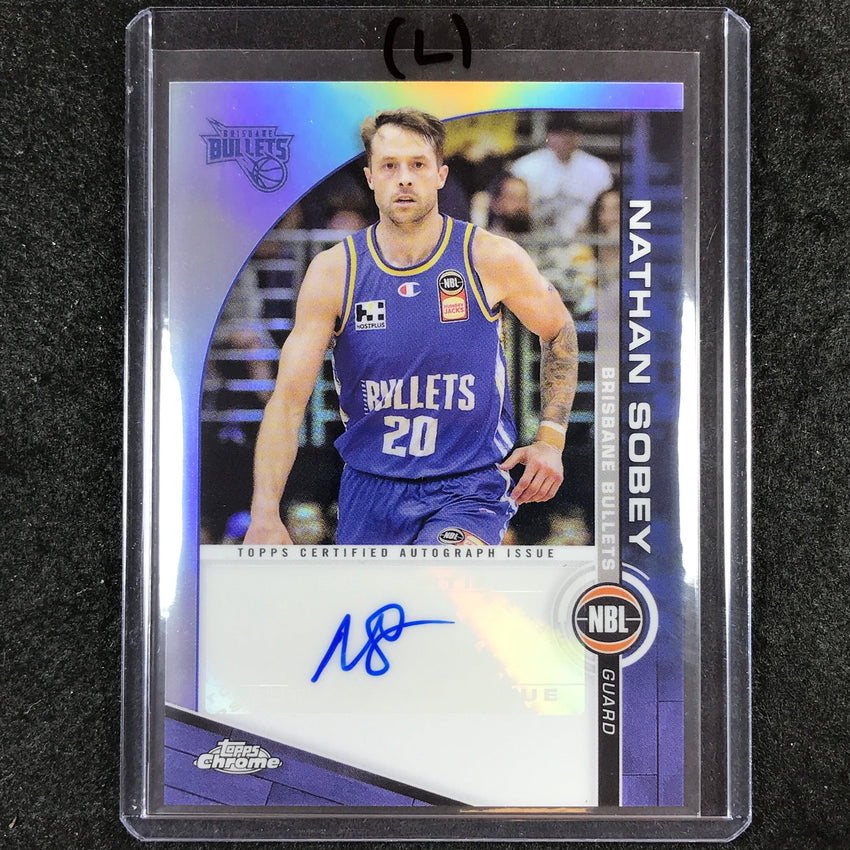 2023-24 Topps Chrome NBL NATHAN SOBEY NBL Auto #NS (L)