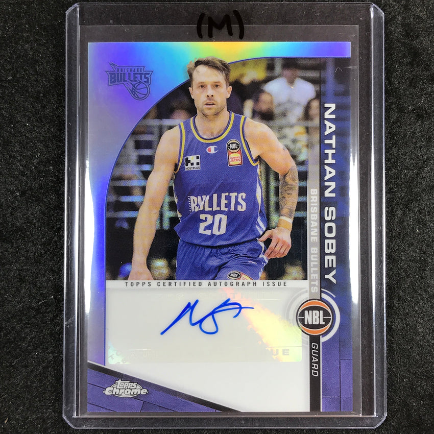 2023-24 Topps Chrome NBL NATHAN SOBEY NBL Auto #NS (M)
