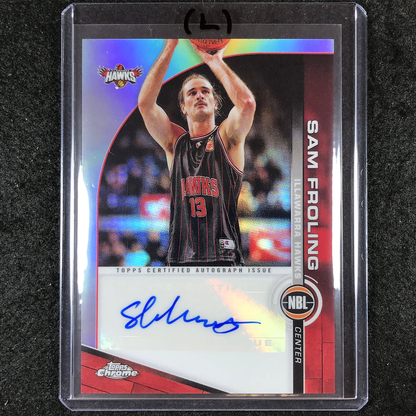 2023-24 Topps Chrome NBL SAM FROLING NBL Auto #SF (L)