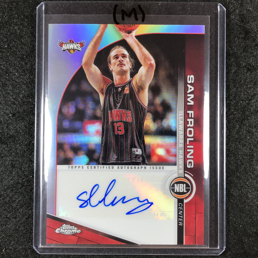 2023-24 Topps Chrome NBL SAM FROLING NBL Auto #SF (M)