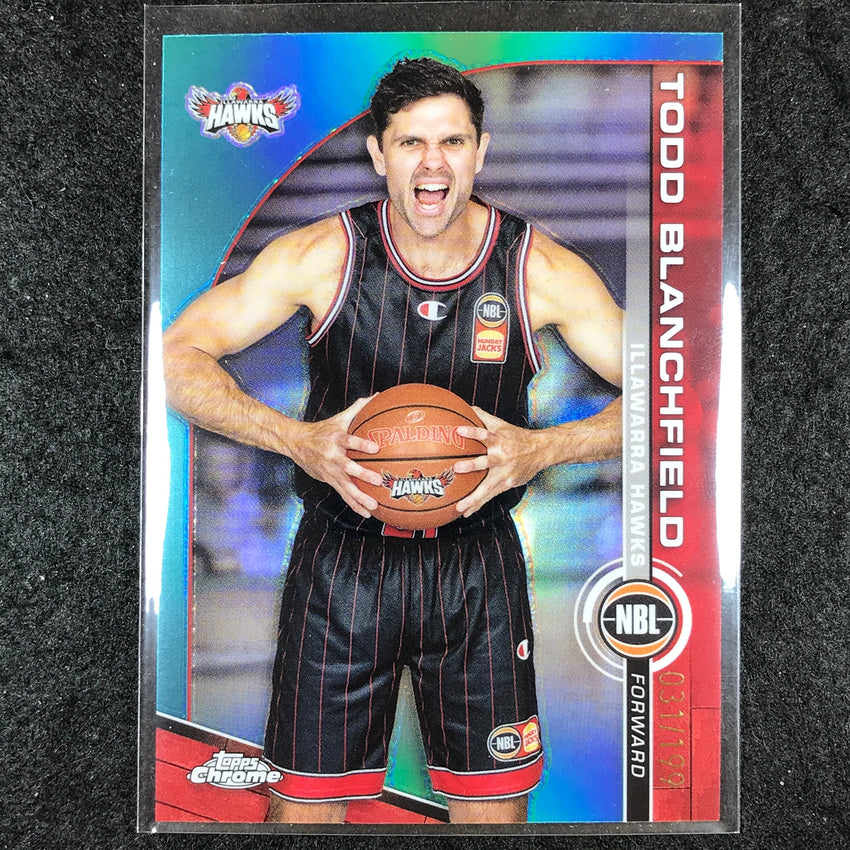 2023-24 Topps Chrome NBL TODD BLANCHFIELD Base Aqua 31/199 #37