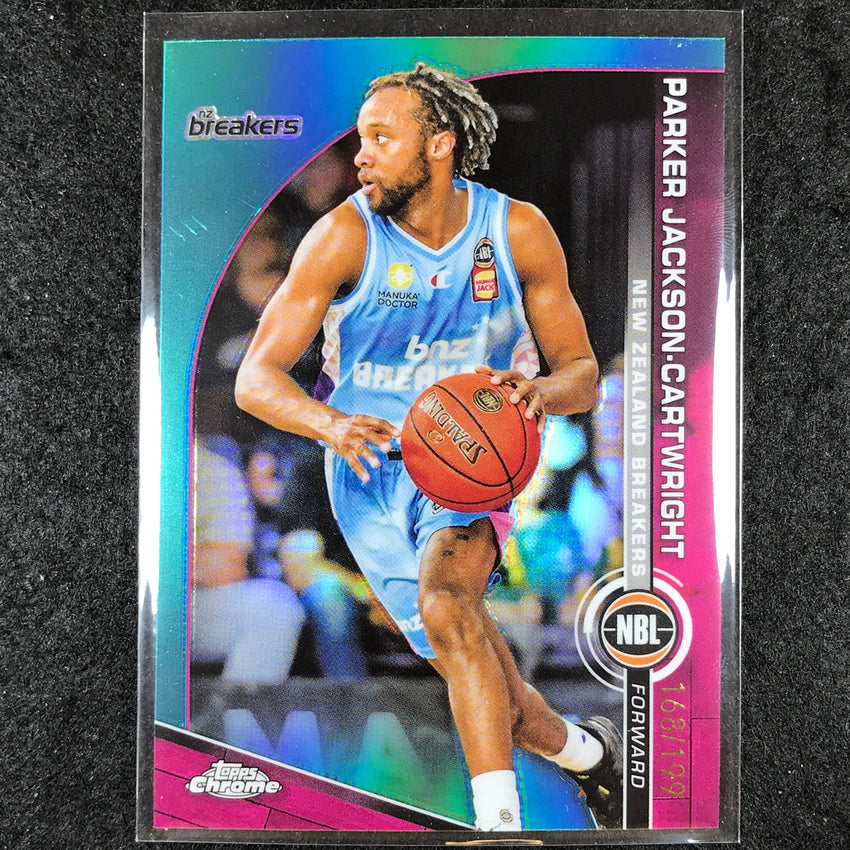 2023-24 Topps Chrome NBL PARKER JACKSON-CARTWRIGHT Base Aqua 168/199 #54