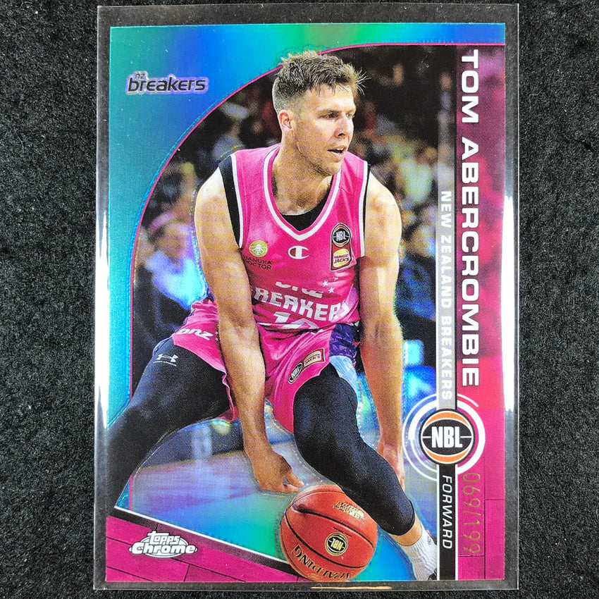 2023-24 Topps Chrome NBL TOM ABERCROMBIE Base Aqua 69/199 #59