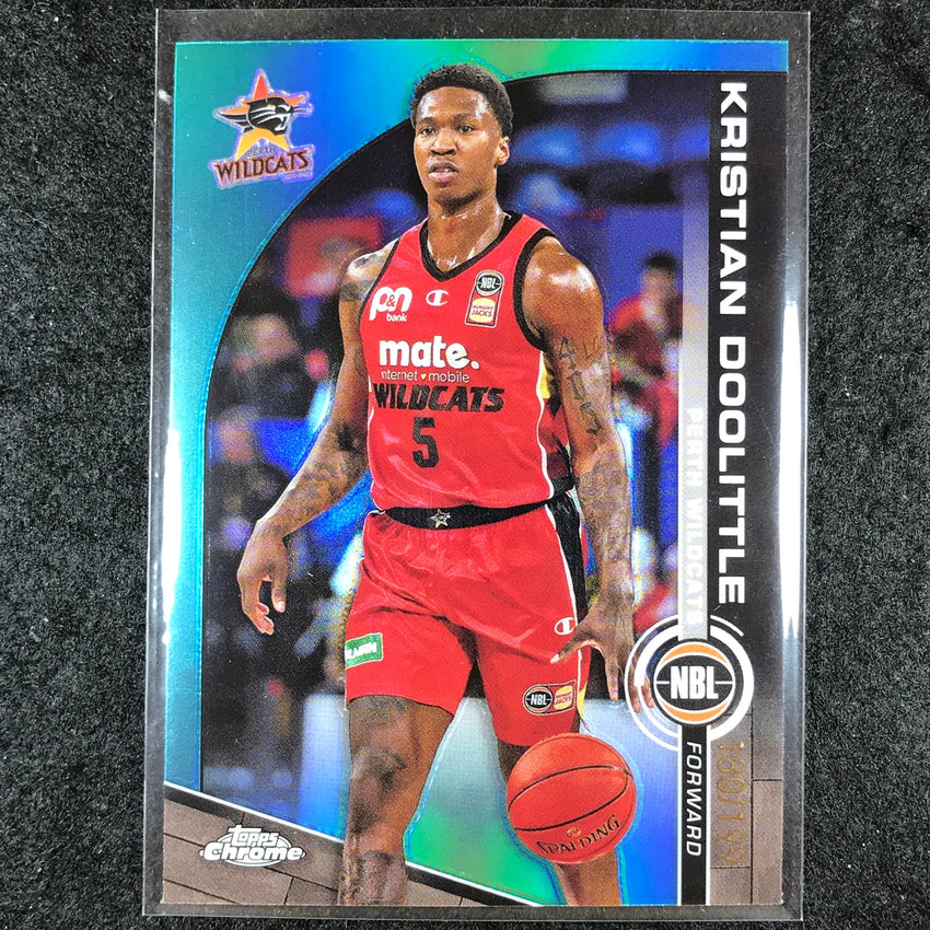 2023-24 Topps Chrome NBL KRISTIAN DOOLITTLE Base Aqua 180/199 #65