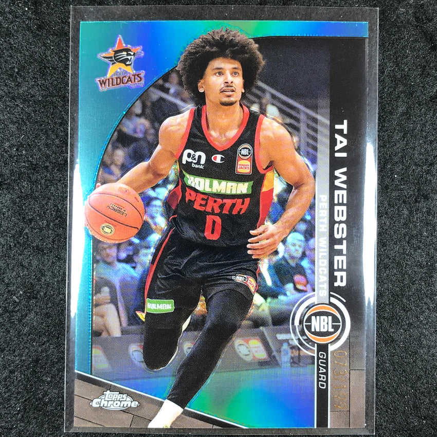 2023-24 Topps Chrome NBL TAI WEBSTER Base Aqua 73/199 #70