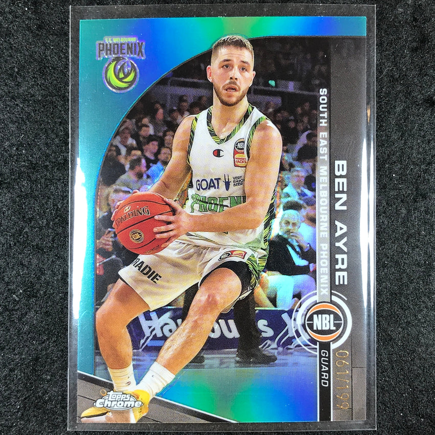 2023-24 Topps Chrome NBL BEN AYRE Base Aqua 61/199 #74
