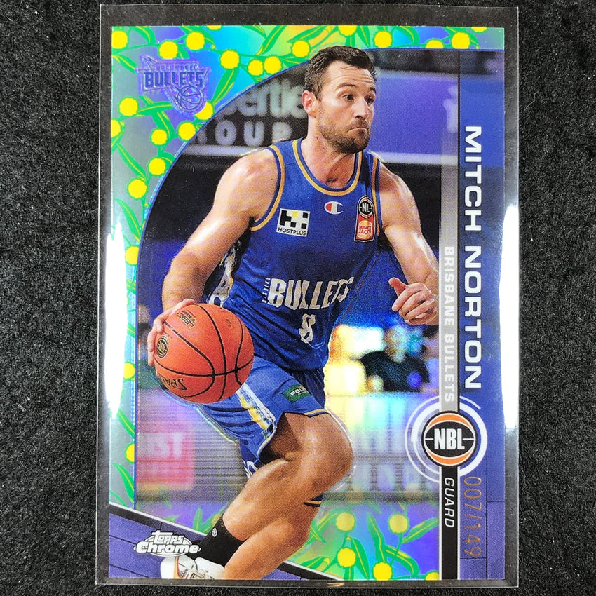 2023-24 Topps Chrome NBL MITCH NORTON Base Golden Wattle 7/149 #15
