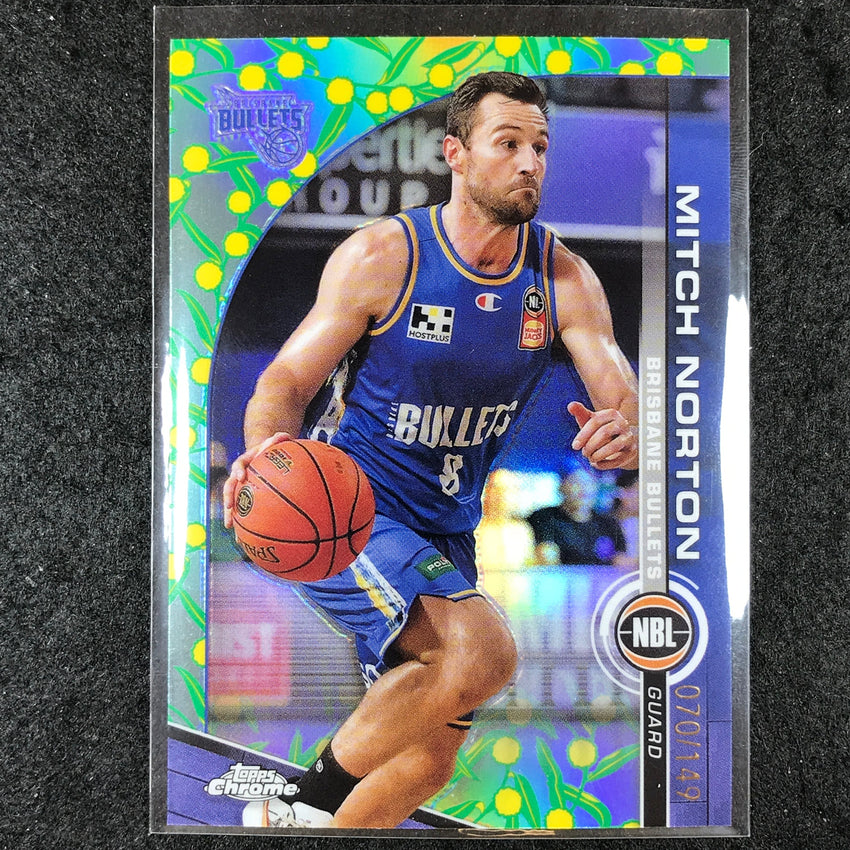 2023-24 Topps Chrome NBL MITCH NORTON Base Golden Wattle 70/149 #15