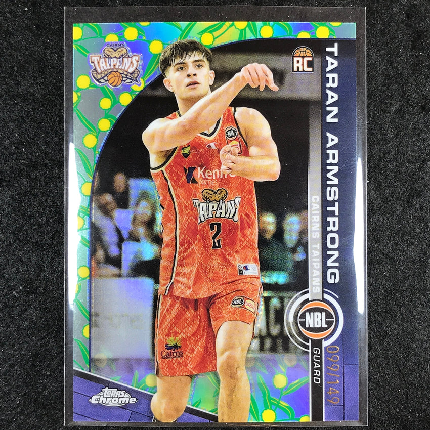 2023-24 Topps Chrome NBL TARAN ARMSTRONG Rookie Base Golden Wattle 99/149 #30