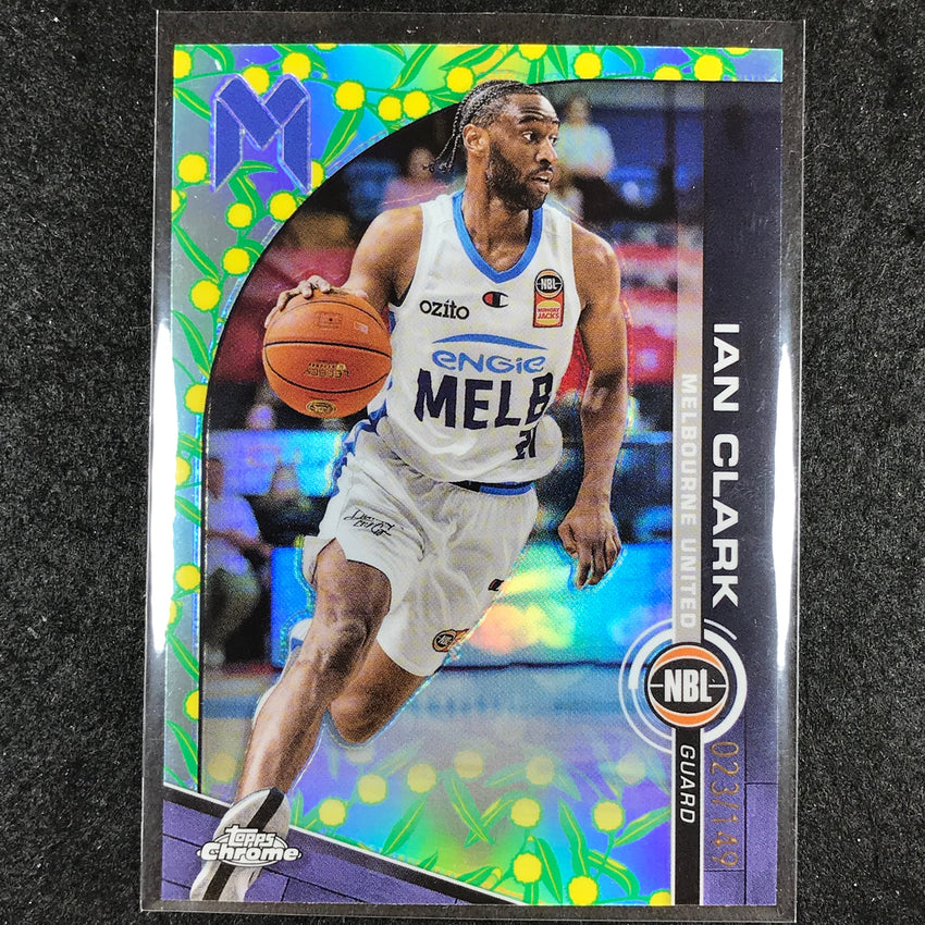 2023-24 Topps Chrome NBL IAN CLARK Base Golden Wattle 23/149 #41