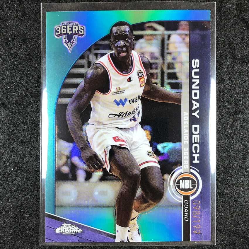 2023-24 Topps Chrome NBL SUNDAY DECH Base Aqua 98/199 #9