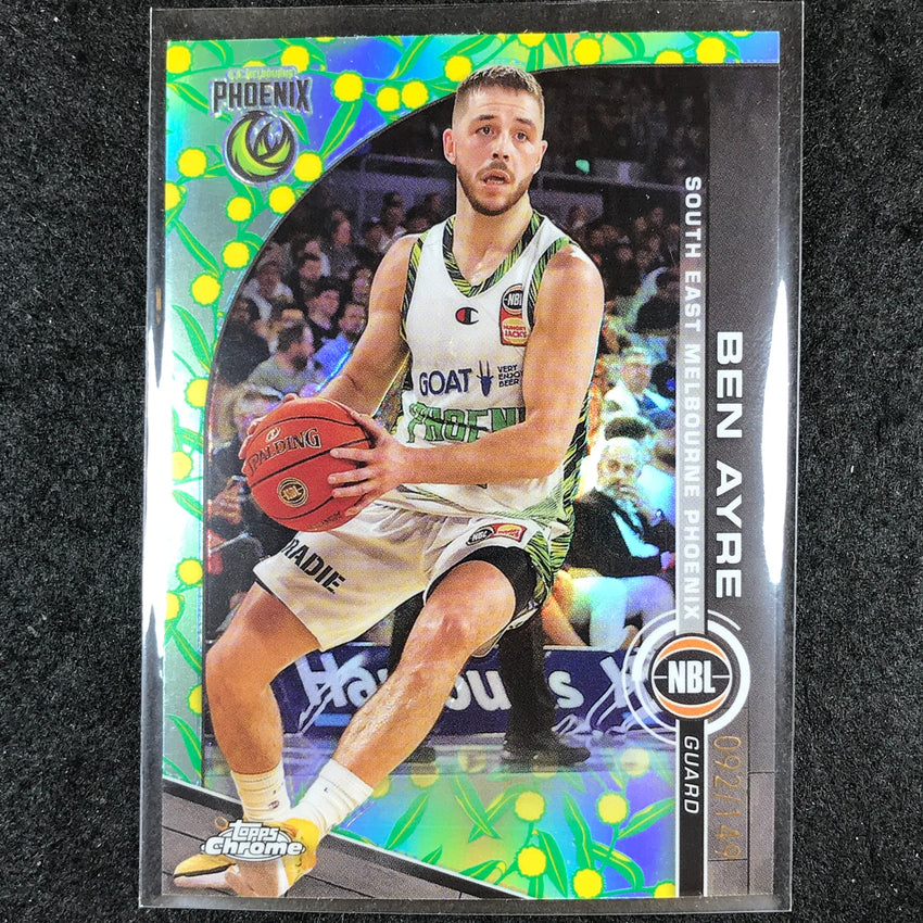 2023-24 Topps Chrome NBL BEN AYRE Base Golden Wattle 92/149 #74