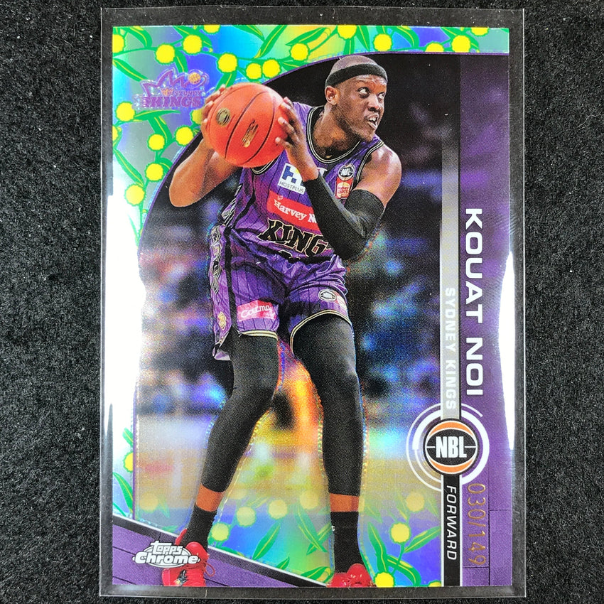 2023-24 Topps Chrome NBL KOUAT NOI Base Golden Wattle 30/149 #88