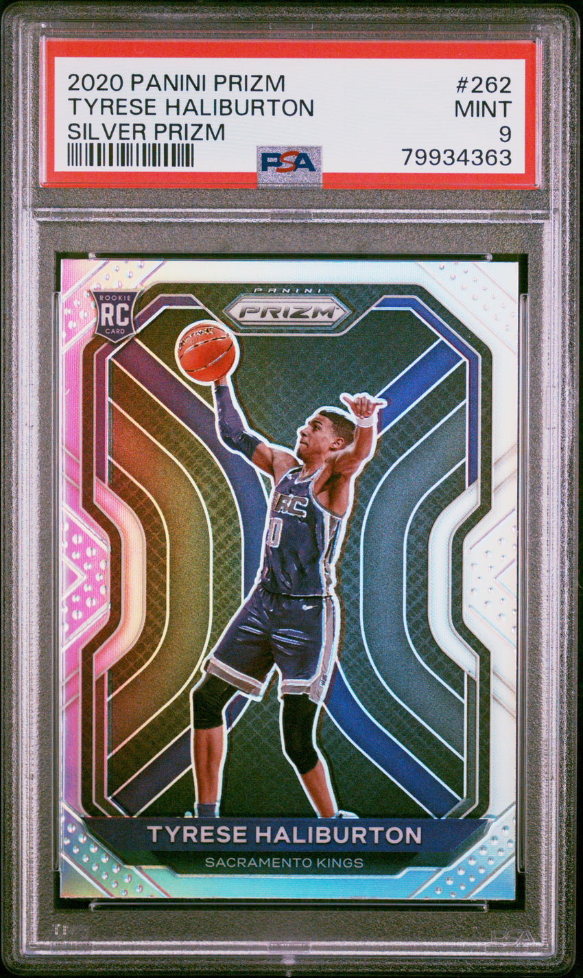 2020 Panini Prizm Tyrese Haliburton Silver Prizm #262 PSA 9 79934363