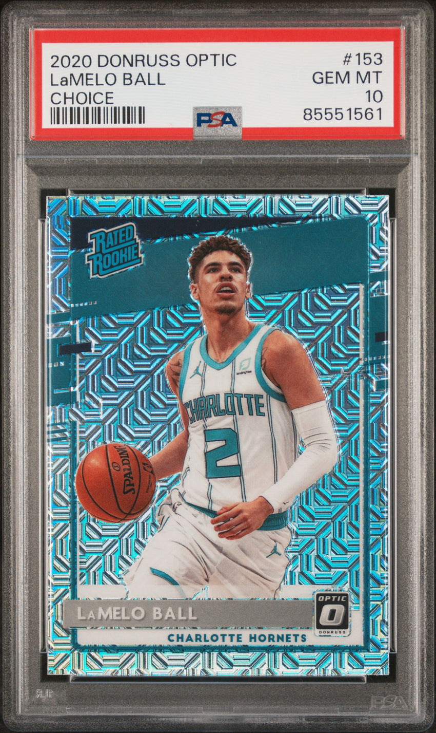 2020 Panini Donruss Optic Lamelo Ball Choice #153 PSA 10 85551561