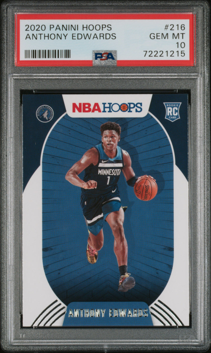 2020 Panini Hoops Anthony Edwards #216 PSA 10 72221215