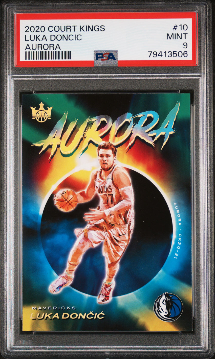 2020 Panini Court Kings Aurora Luka Doncic Aurora #10 PSA 9 79413506