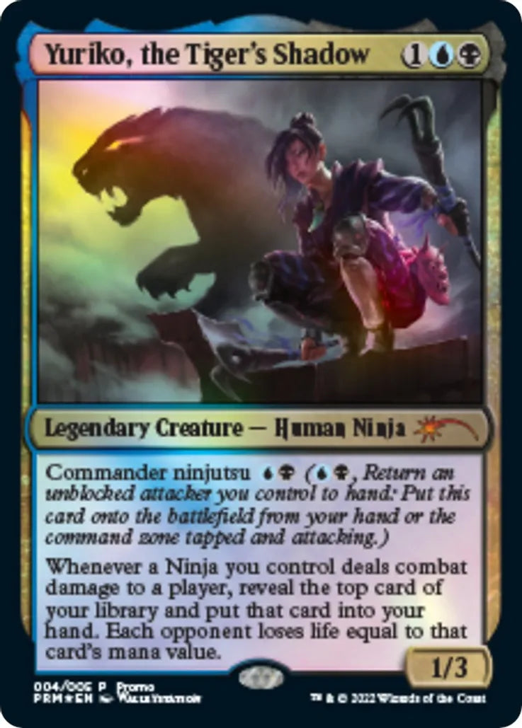 FOIL Yuriko, the Tiger's Shadow - 004/005 - Year of the Tiger 2022 Promo