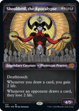 Textured Sheoldred The Apocalypse No 331 - Mythic Dominaria United